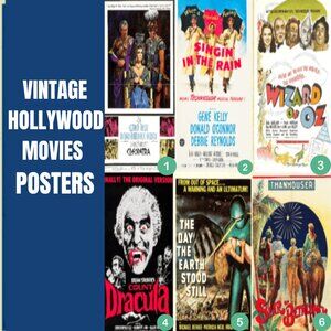 Vintage Hollywood Movie Poster